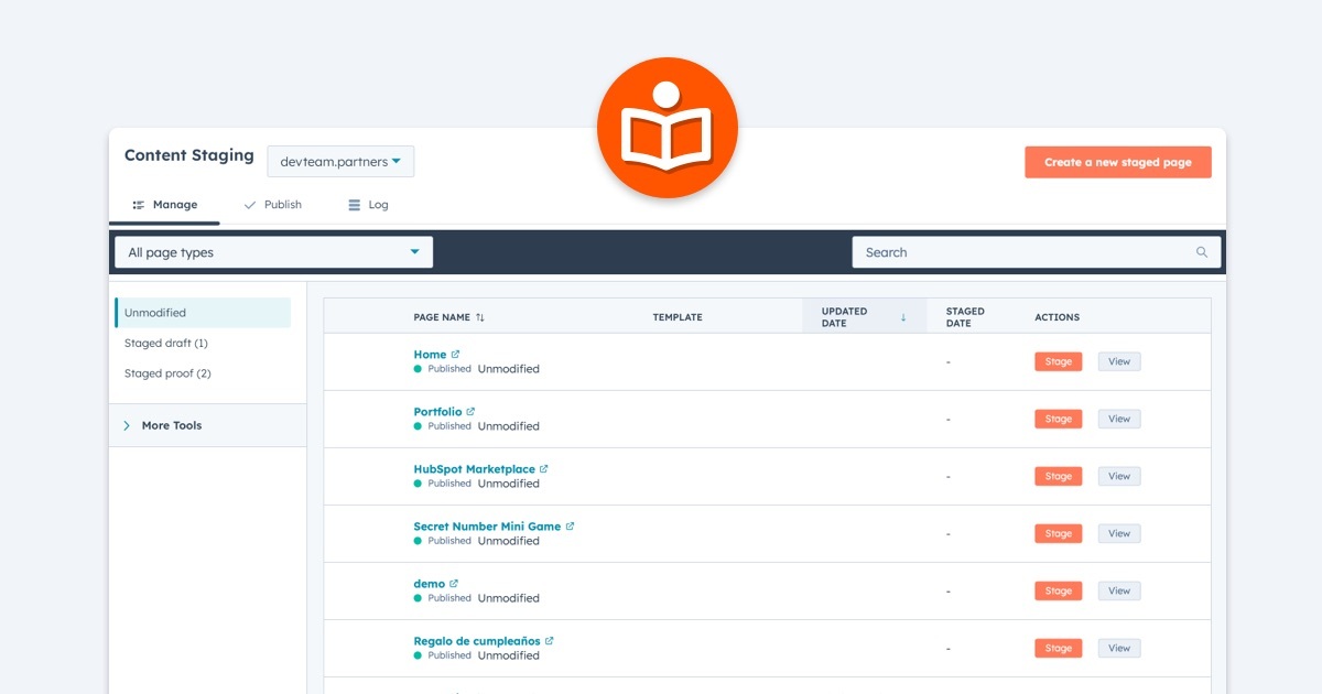 Redesign Your Website in HubSpot with Content Staging
