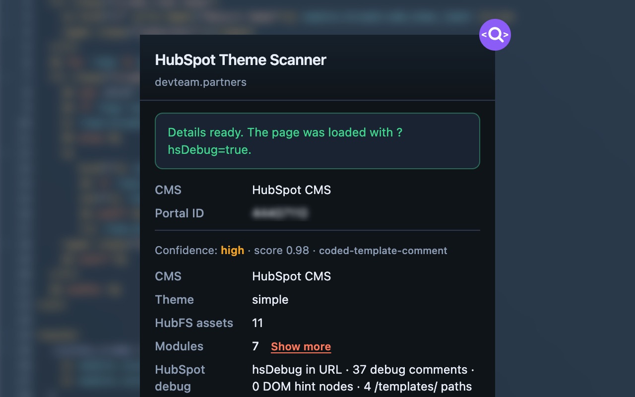 HubSpot Theme Scanner