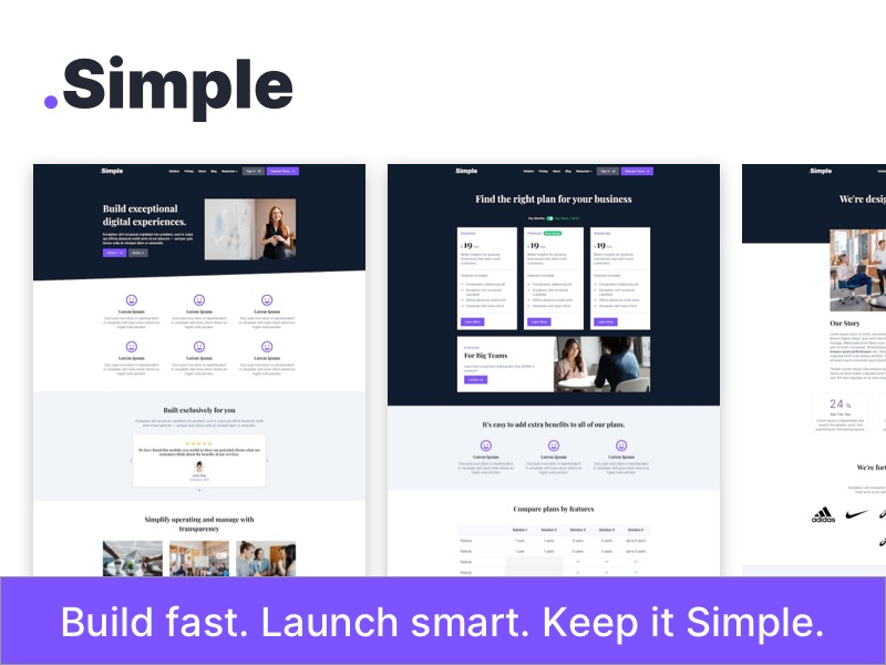 Simple theme